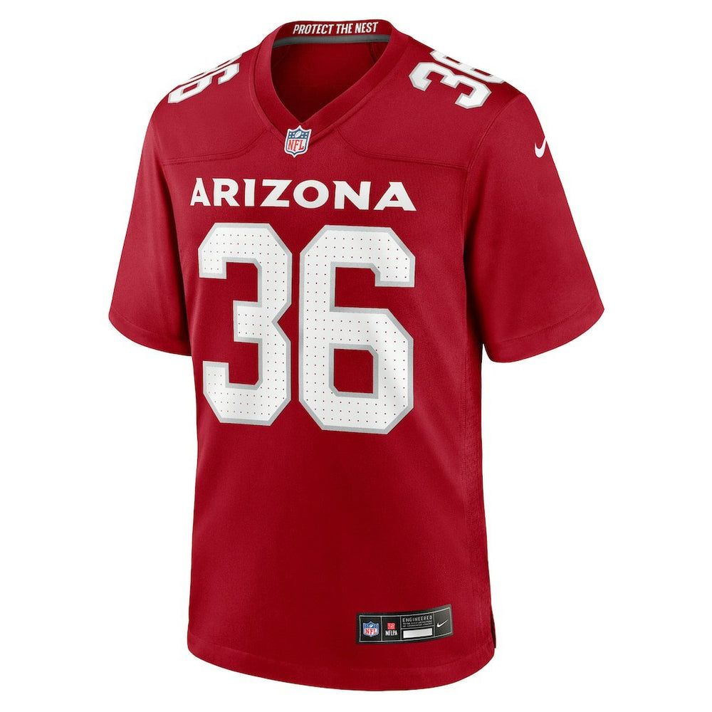 NFL Arizona Cardinals Kitan Crawford  Team Game Jersey
