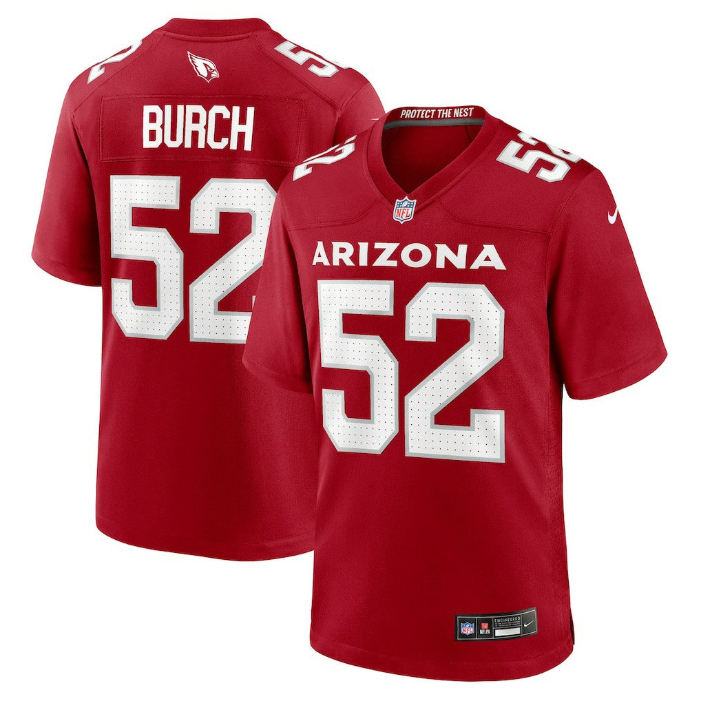 NFL Arizona Cardinals Jordan Burch  Team Game Jersey