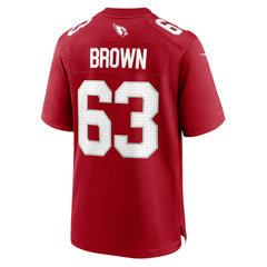 NFL Arizona Cardinals Evan Brown  Team Game Jersey