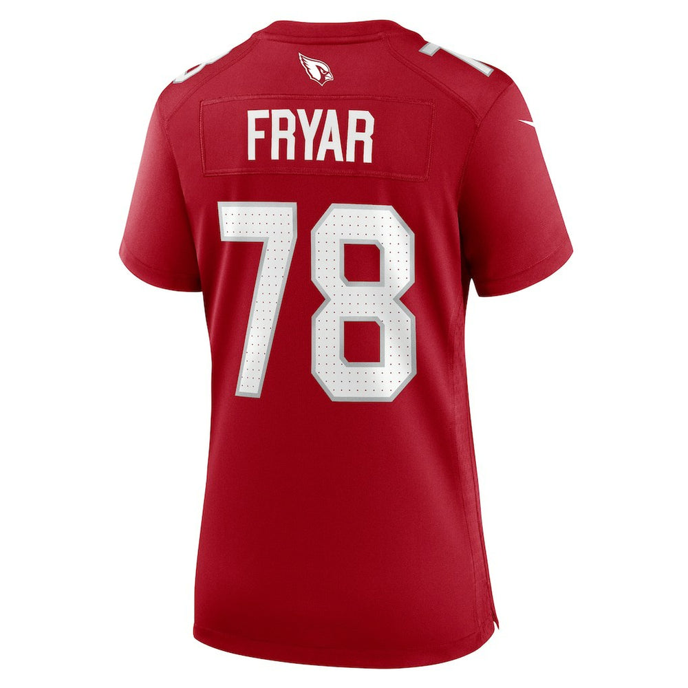 NFL Arizona Cardinals Josh Fryar  Women's Team Game Jersey