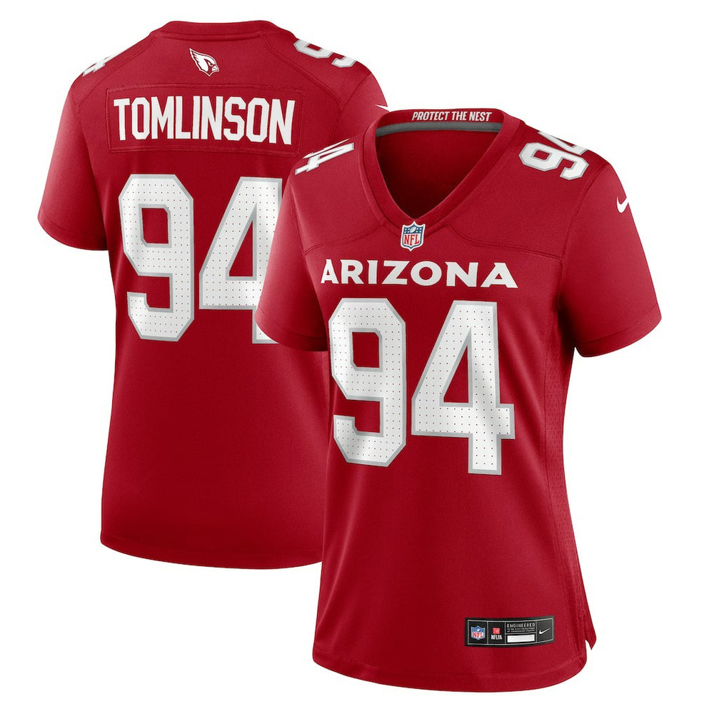 NFL Arizona Cardinals Dalvin Tomlinson  Women's Team Game Jersey