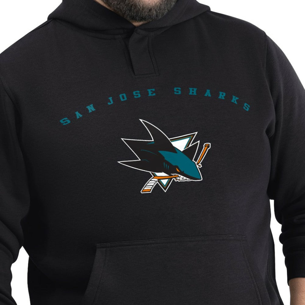 San Jose Sharks G-III Sports by Carl Banks Adaptive Classic Team Arc Fleece Hoodie