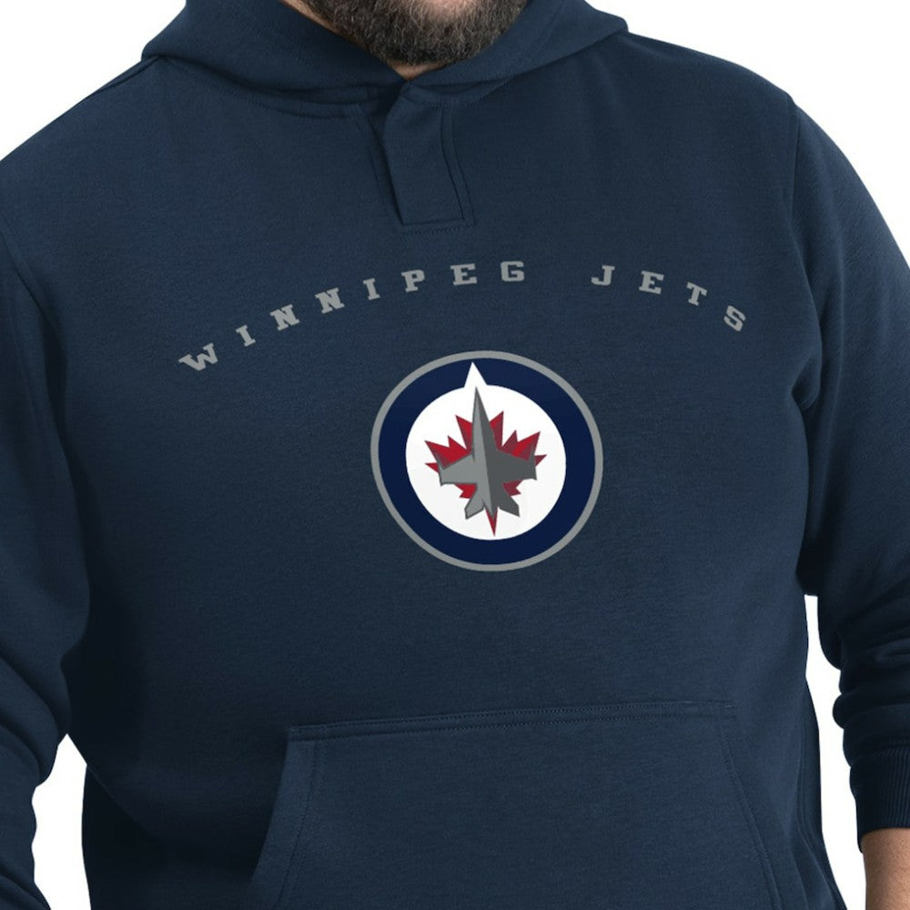 Winnipeg Jets G-III Sports by Carl Banks Adaptive Classic Team Arc Fleece Hoodie