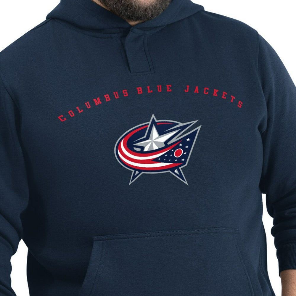 Columbus Blue Jackets G-III Sports by Carl Banks Adaptive Classic Team Arc Fleece Hoodie