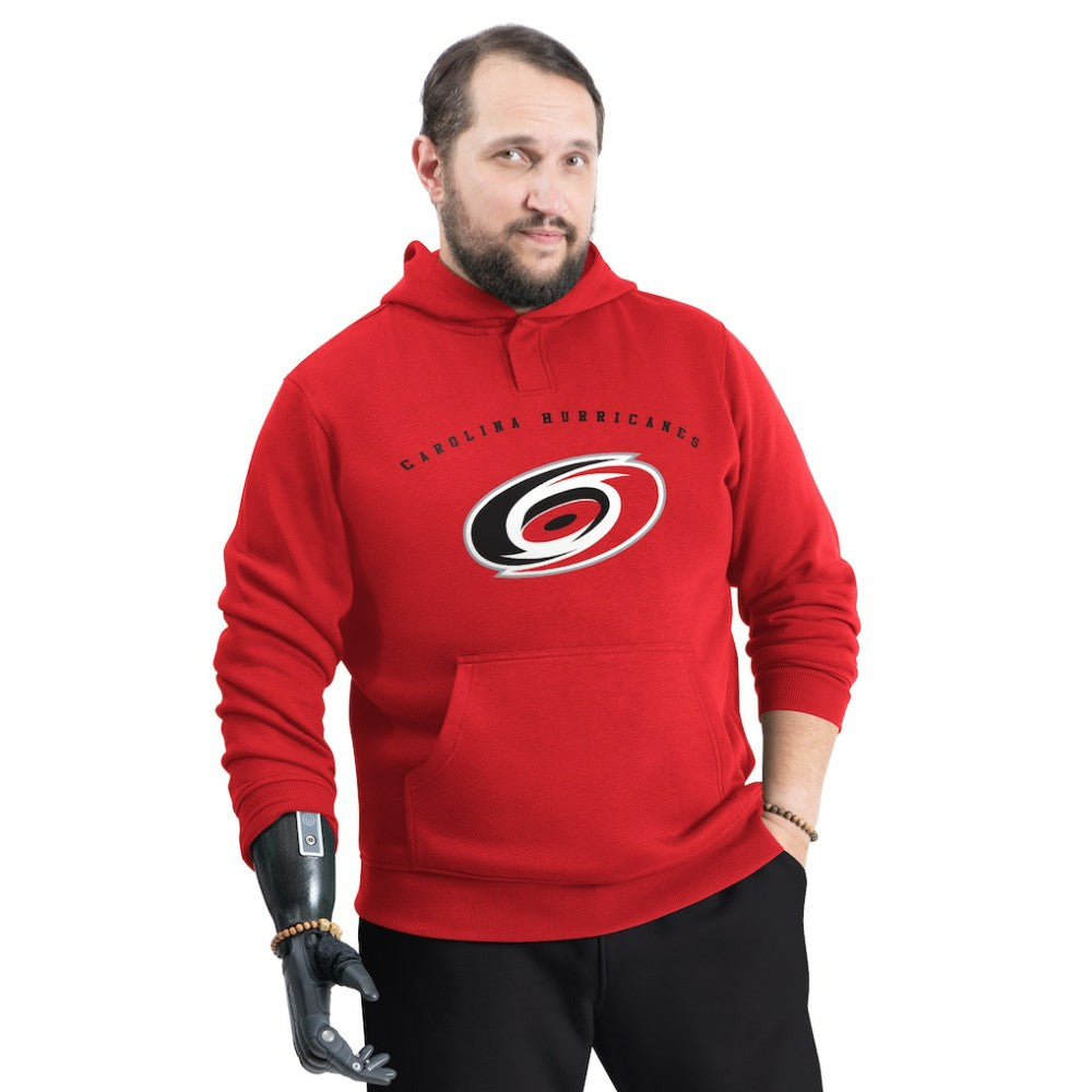 Carolina Hurricanes G-III Sports by Carl Banks Adaptive Classic Team Arc Fleece Hoodie