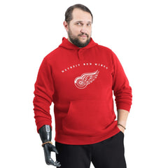 Detroit Red Wings G-III Sports by Carl Banks Adaptive Classic Team Arc Fleece Hoodie