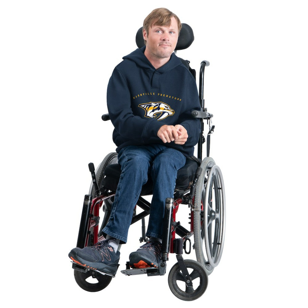 Nashville Predators G-III Sports by Carl Banks Adaptive Classic Team Arc Fleece Hoodie