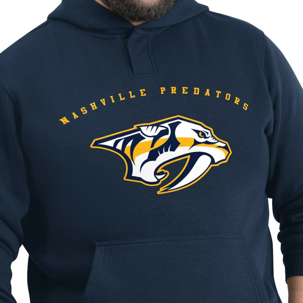 Nashville Predators G-III Sports by Carl Banks Adaptive Classic Team Arc Fleece Hoodie
