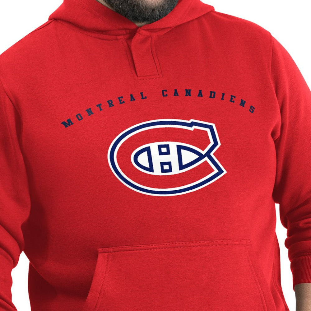 Montreal Canadiens G-III Sports by Carl Banks Adaptive Classic Team Arc Fleece Hoodie