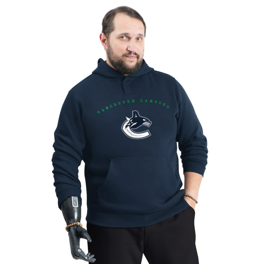 Vancouver Canucks G-III Sports by Carl Banks Adaptive Classic Team Arc Fleece Hoodie