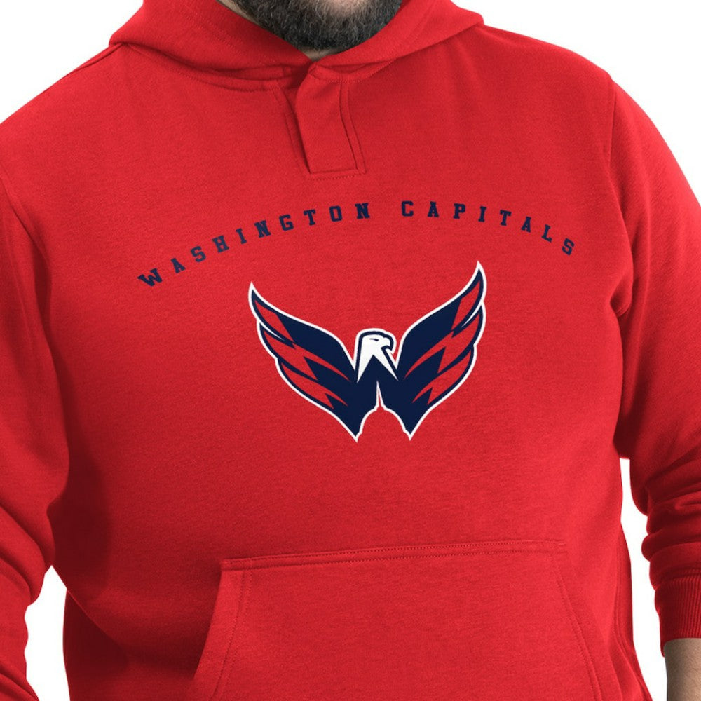 Washington Capitals G-III Sports by Carl Banks Adaptive Classic Team Arc Fleece Hoodie