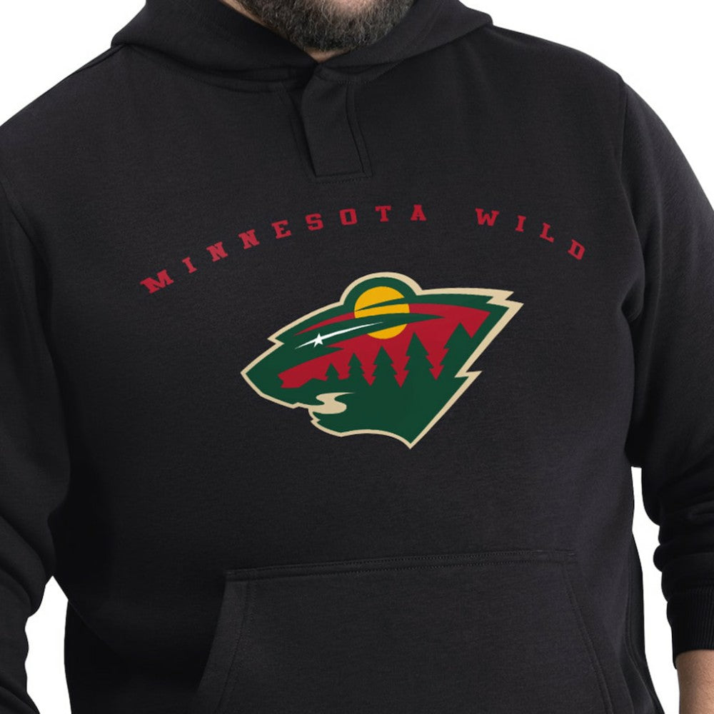 Minnesota Wild G-III Sports by Carl Banks Adaptive Classic Team Arc Fleece Hoodie