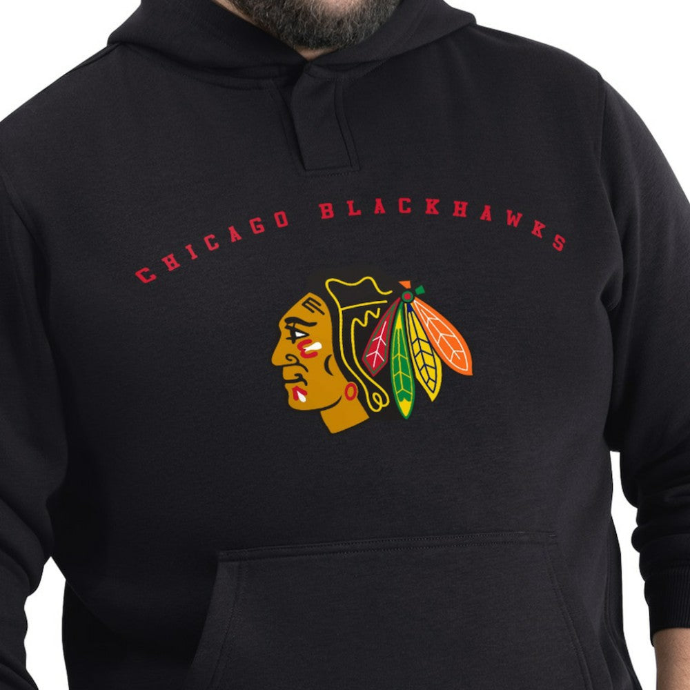 Chicago Blackhawks G-III Sports by Carl Banks Adaptive Classic Team Arc Fleece Hoodie