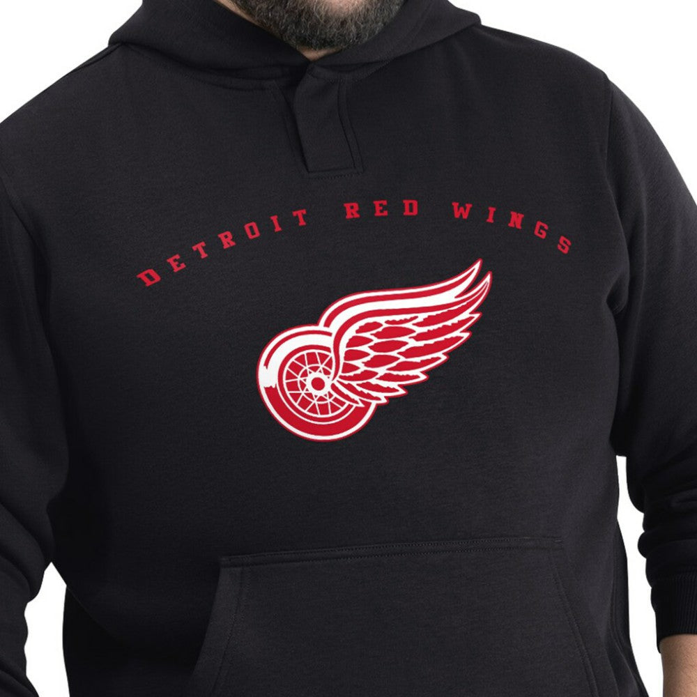 Detroit Red Wings G-III Sports by Carl Banks Adaptive Classic Team Arc Fleece Hoodie