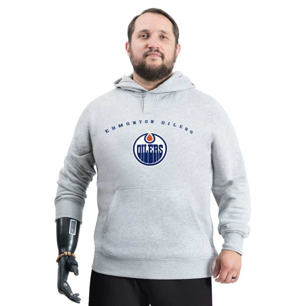 Edmonton Oilers G-III Sports by Carl Banks Adaptive Classic Team Arc Fleece Hoodie