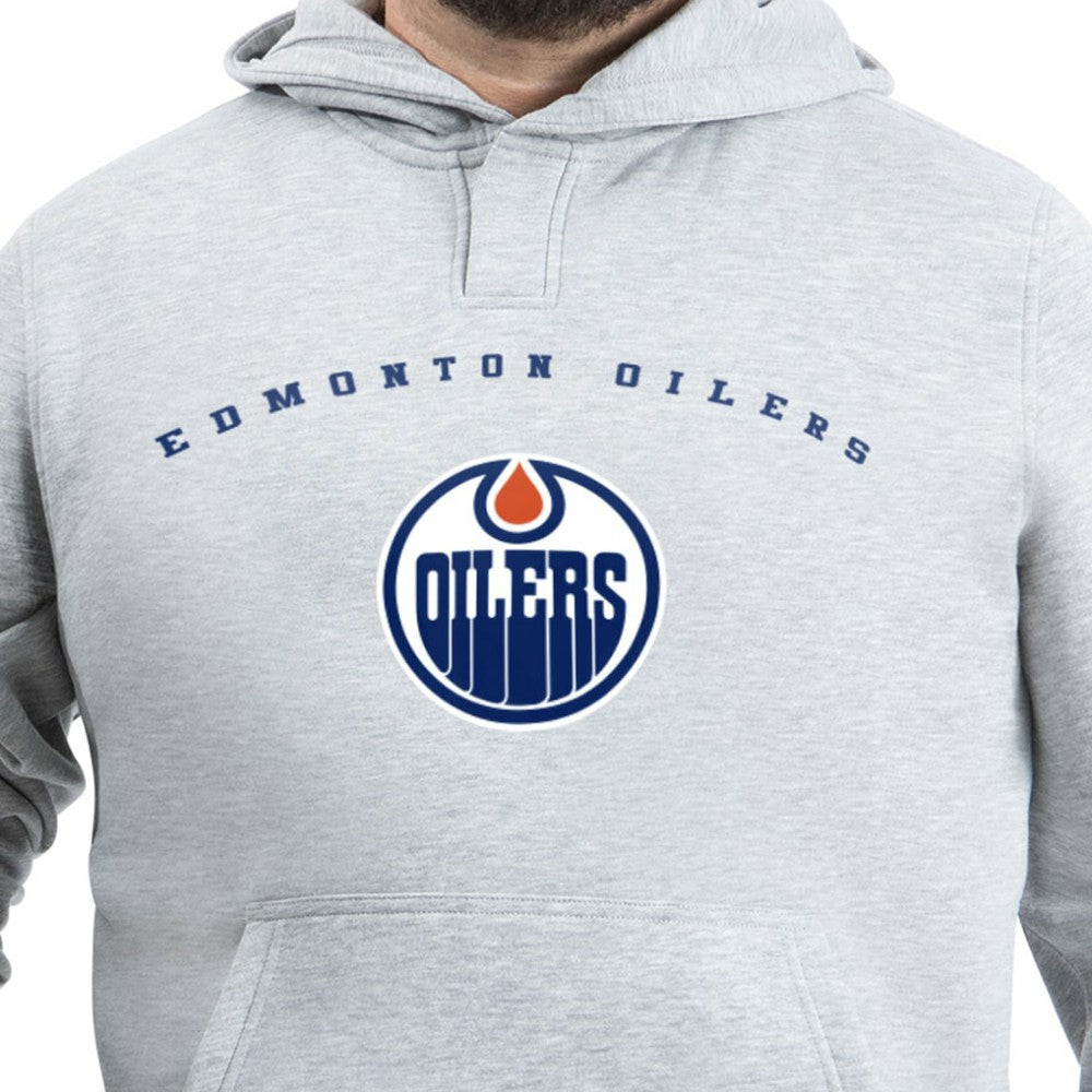 Edmonton Oilers G-III Sports by Carl Banks Adaptive Classic Team Arc Fleece Hoodie
