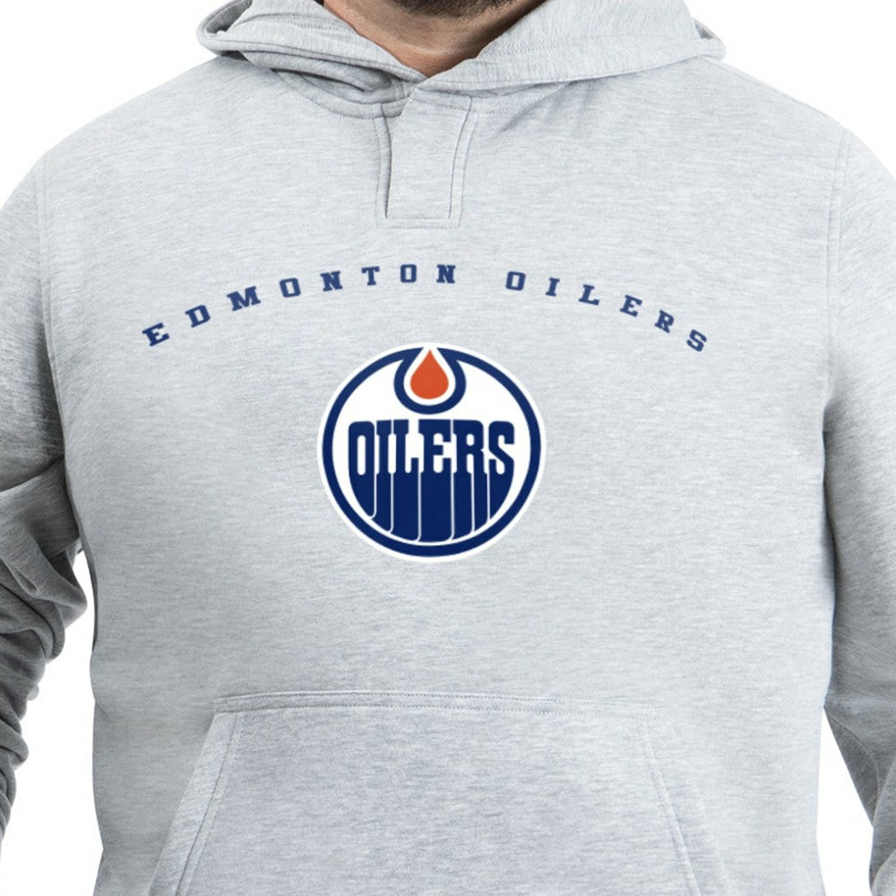 Edmonton Oilers G-III Sports by Carl Banks Adaptive Classic Team Arc Fleece Hoodie