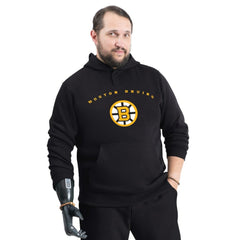 Boston Bruins G-III Sports by Carl Banks Adaptive Classic Team Arc Fleece Hoodie