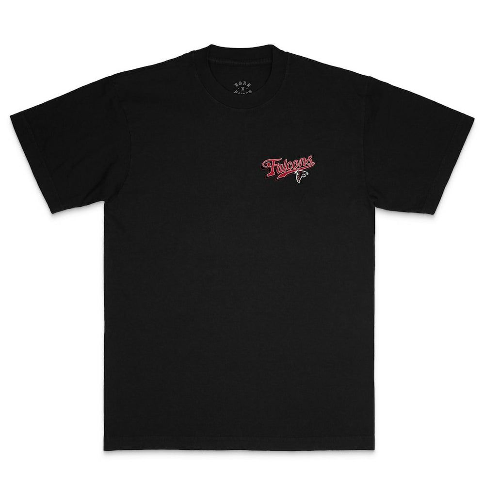 NFL Atlanta Falcons Born x Raised Unisex Pro Script T-Shirt