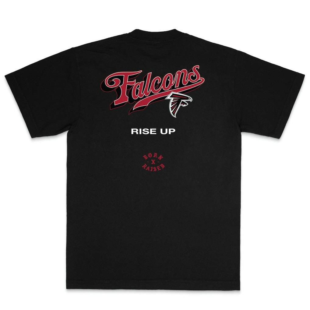 NFL Atlanta Falcons Born x Raised Unisex Pro Script T-Shirt