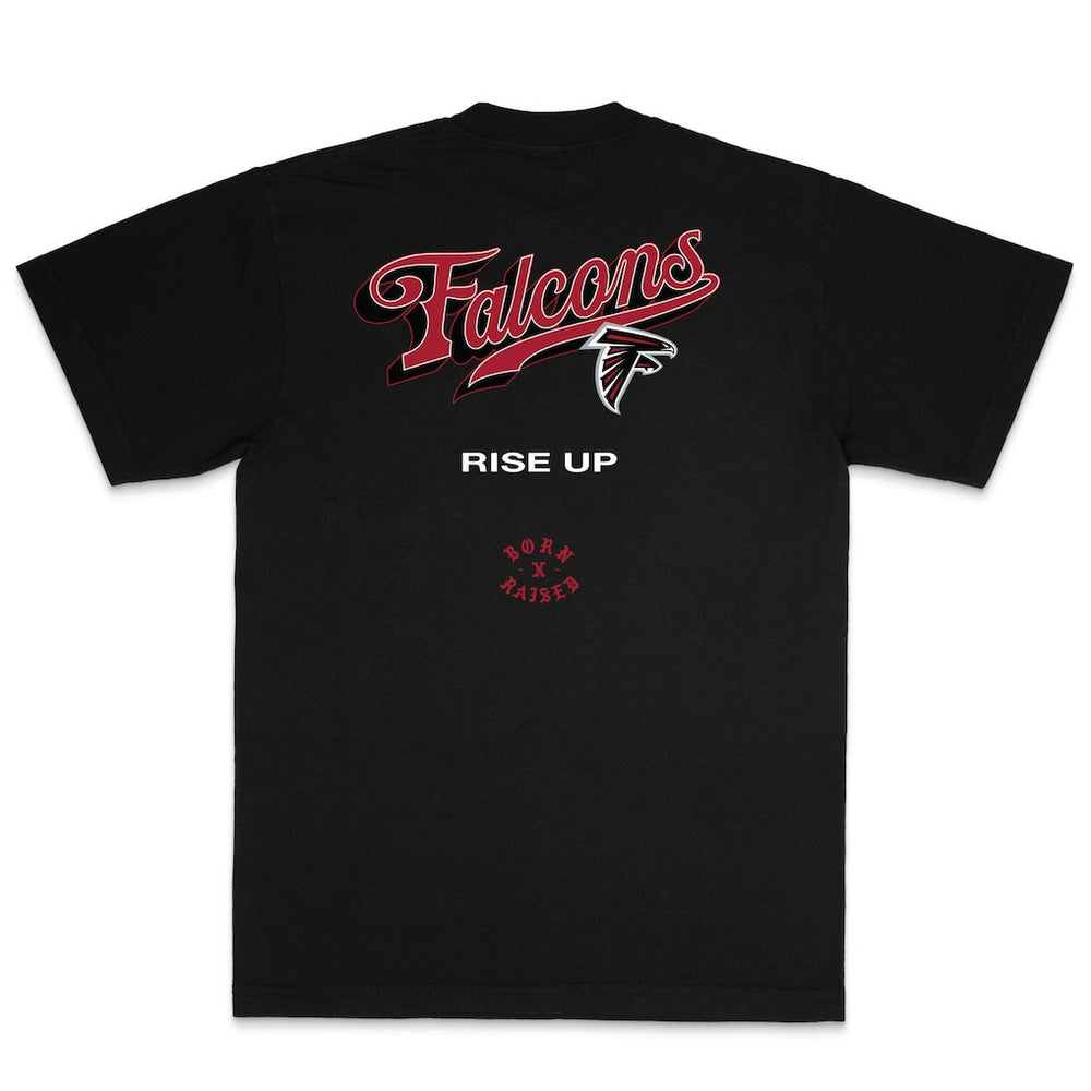 NFL Atlanta Falcons Born x Raised Unisex Pro Script T-Shirt