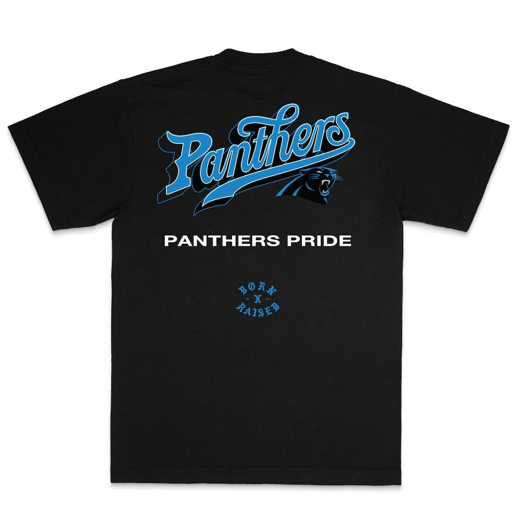 NFL Carolina Panthers Born x Raised Unisex Pro Script T-Shirt