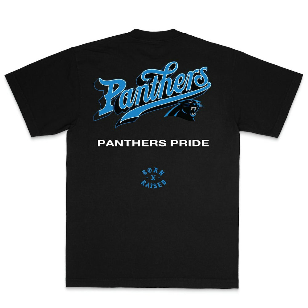 NFL Carolina Panthers Born x Raised Unisex Pro Script T-Shirt