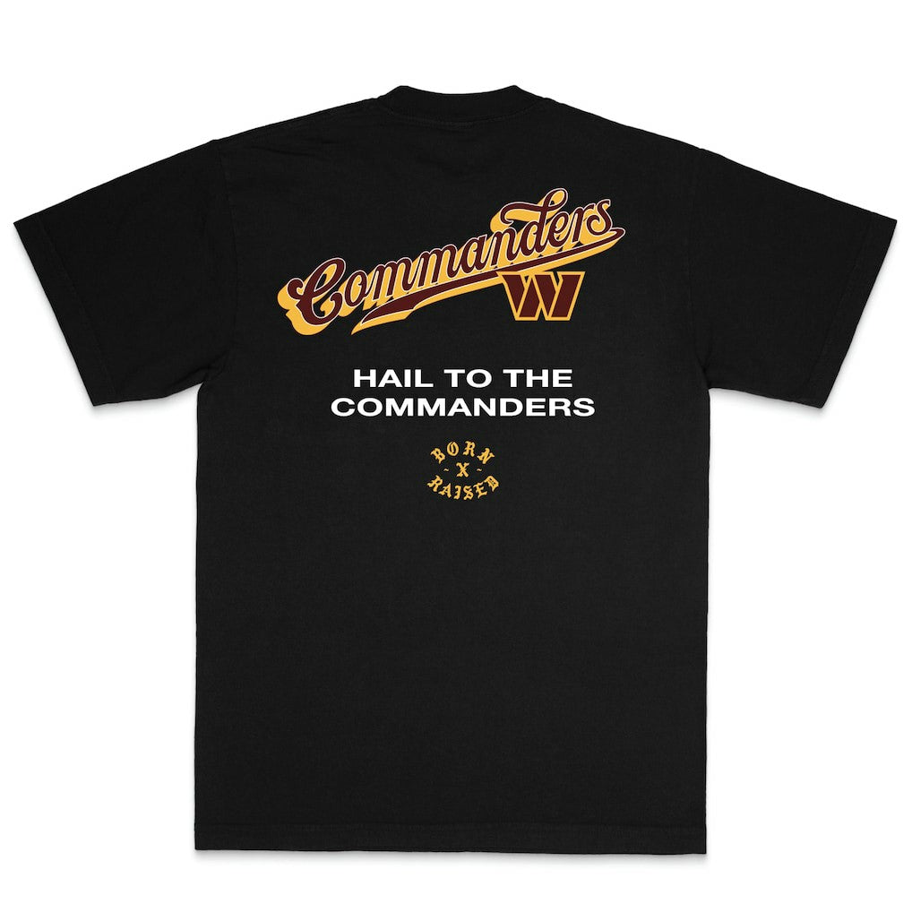 NFL Washington Commanders Born x Raised Unisex Pro Script T-Shirt