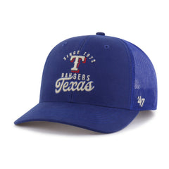 Texas Rangers Pitstop Trucker Adjustable Hat - Royal | 47 brand