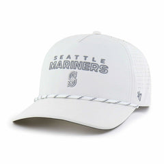 Seattle Mariners Forward Vault Hitch Adjustable Hat - White | 47 brand
