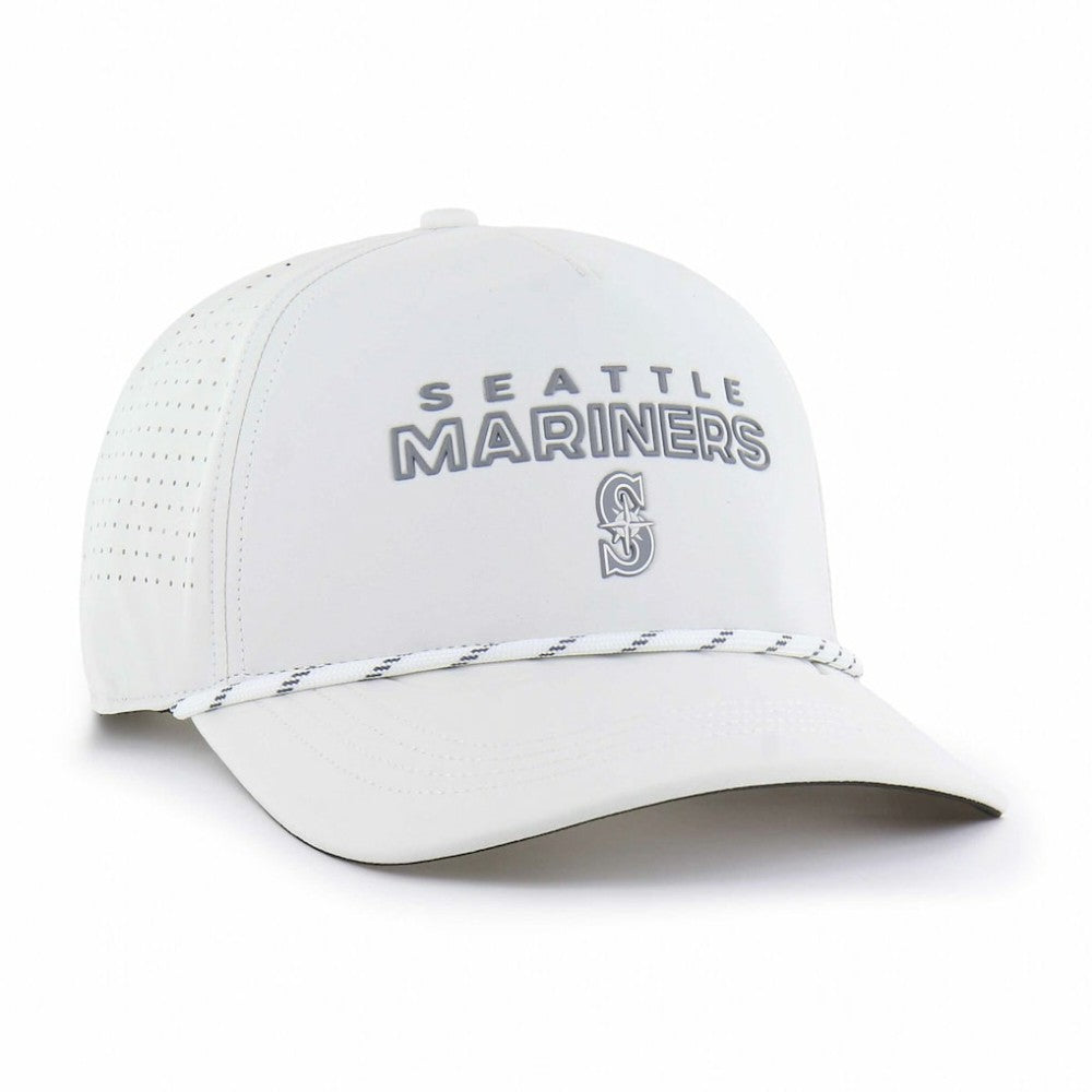 Seattle Mariners Forward Vault Hitch Adjustable Hat - White | 47 brand