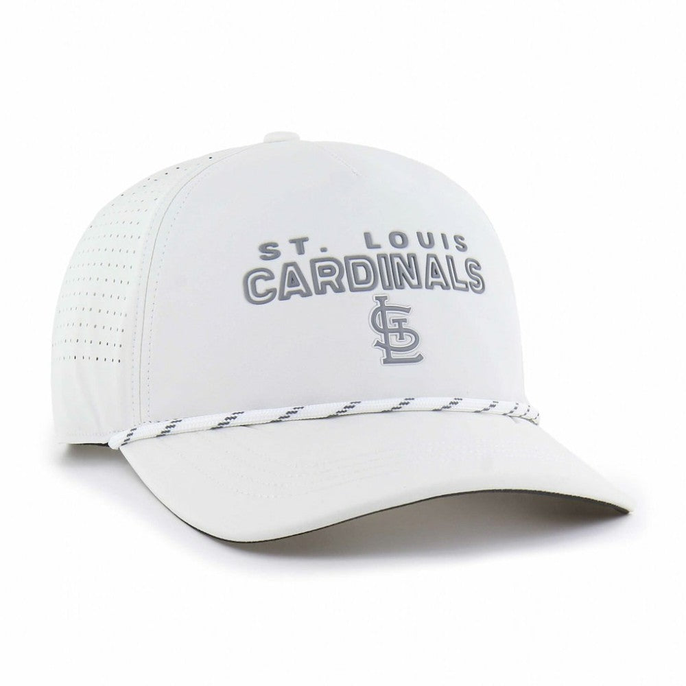 St. Louis Cardinals Forward Vault Hitch Adjustable Hat - White | 47 brand