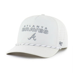 Atlanta Braves Forward Vault Hitch Adjustable Hat - White | 47 brand