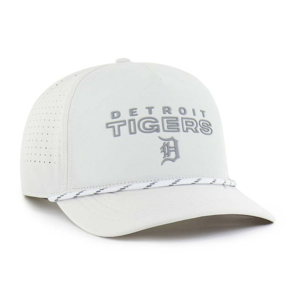 Detroit Tigers Forward Vault Hitch Adjustable Hat - White | 47 brand
