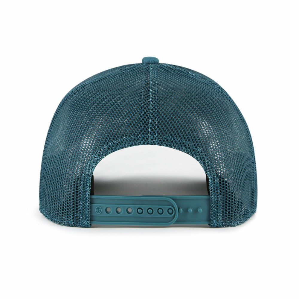 Los Angeles Dodgers Contemporary Hitch Adjustable Trucker Hat - Teal | 47 brand