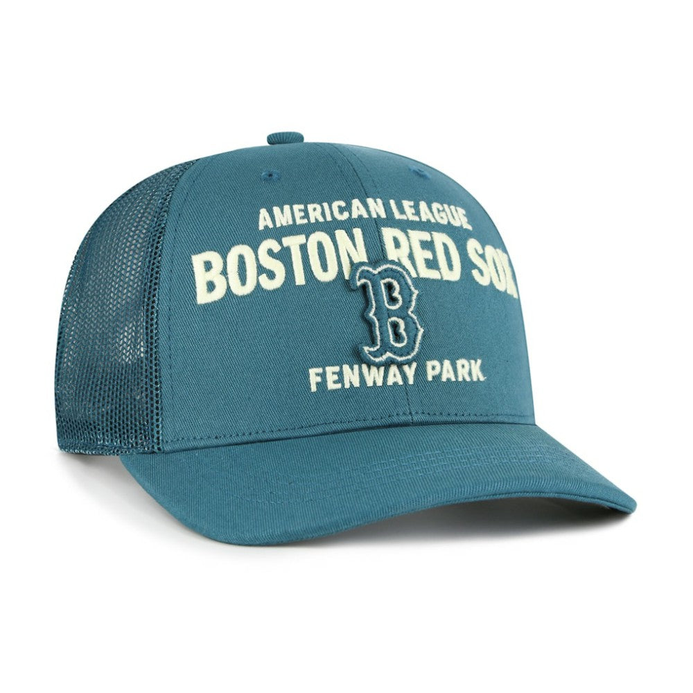 Boston Red Sox Contemporary Hitch Adjustable Trucker Hat - Teal | 47 brand