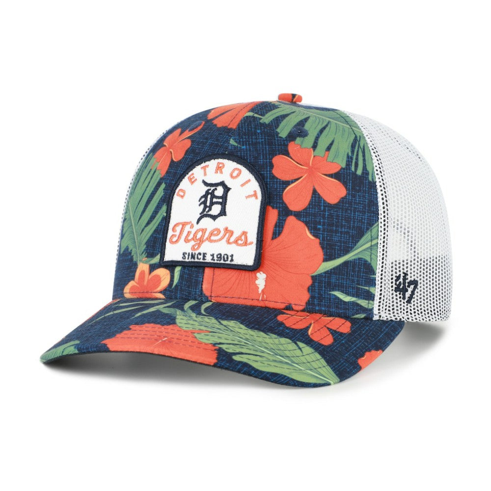 Detroit Tigers Beachside Adjustable Trucker Hat - Navy | 47 brand