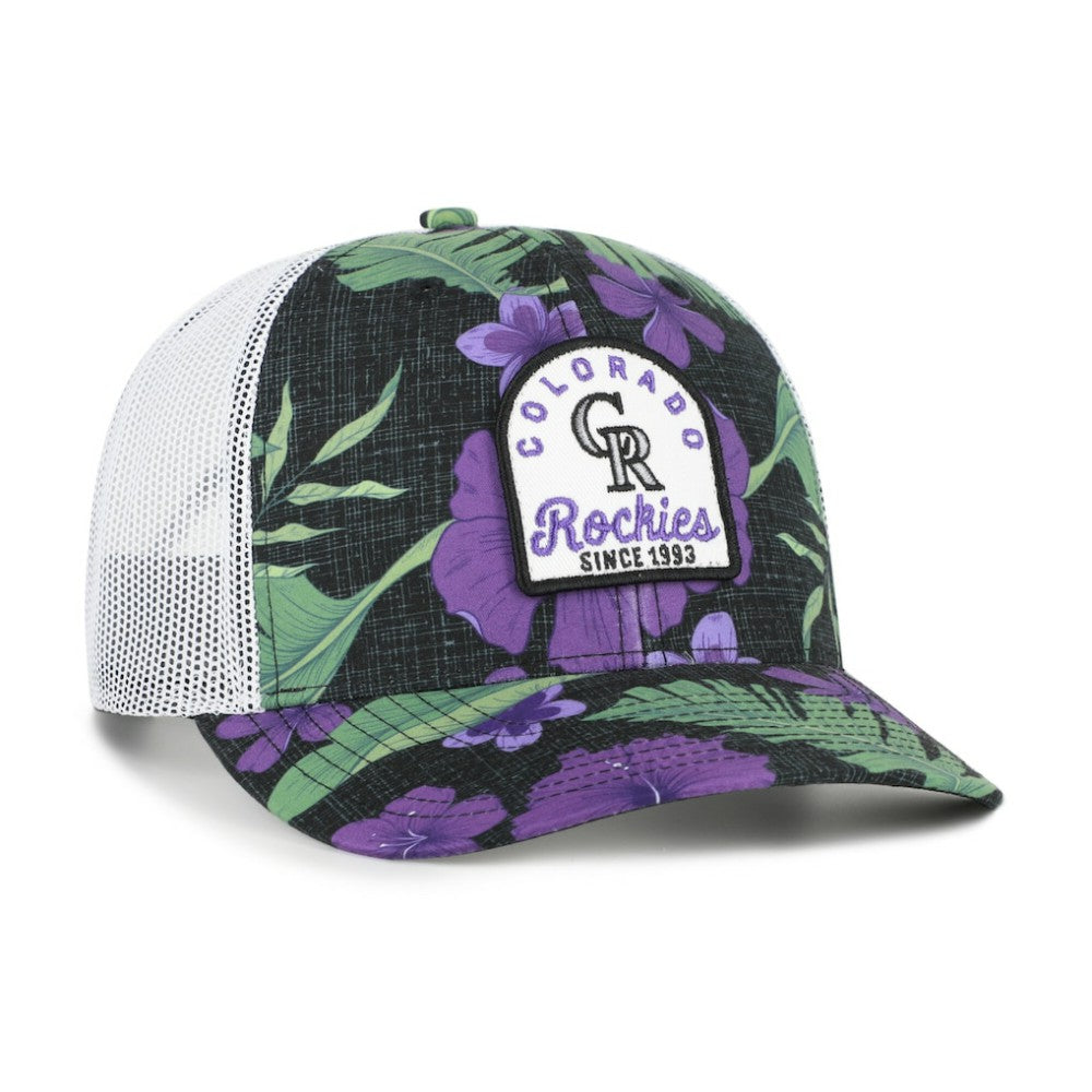 Colorado Rockies Beachside Adjustable Trucker Hat - Black | 47 brand