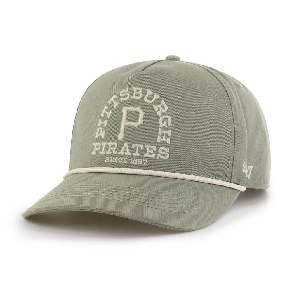 Pittsburgh Pirates Canyon Ranchero Hitch Adjustable Hat - Olive | 47 brand