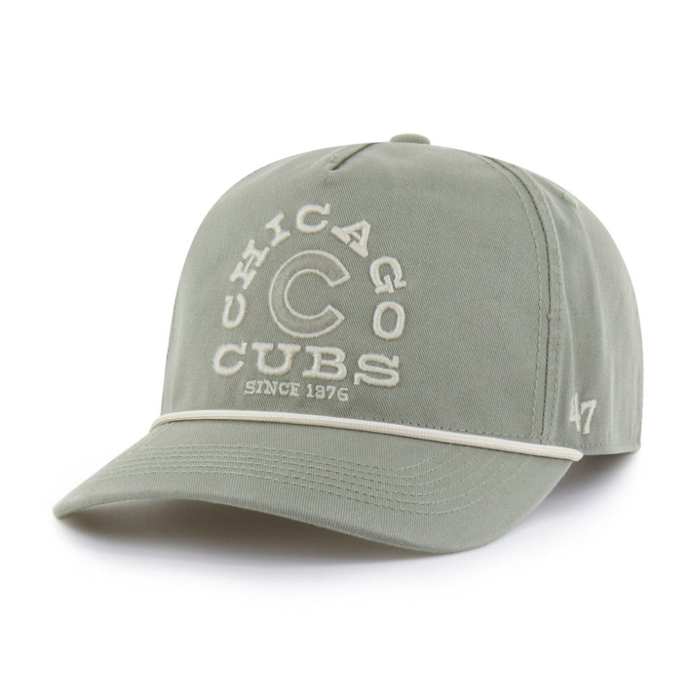 Chicago Cubs Canyon Ranchero Hitch Adjustable Hat - Olive | 47 brand