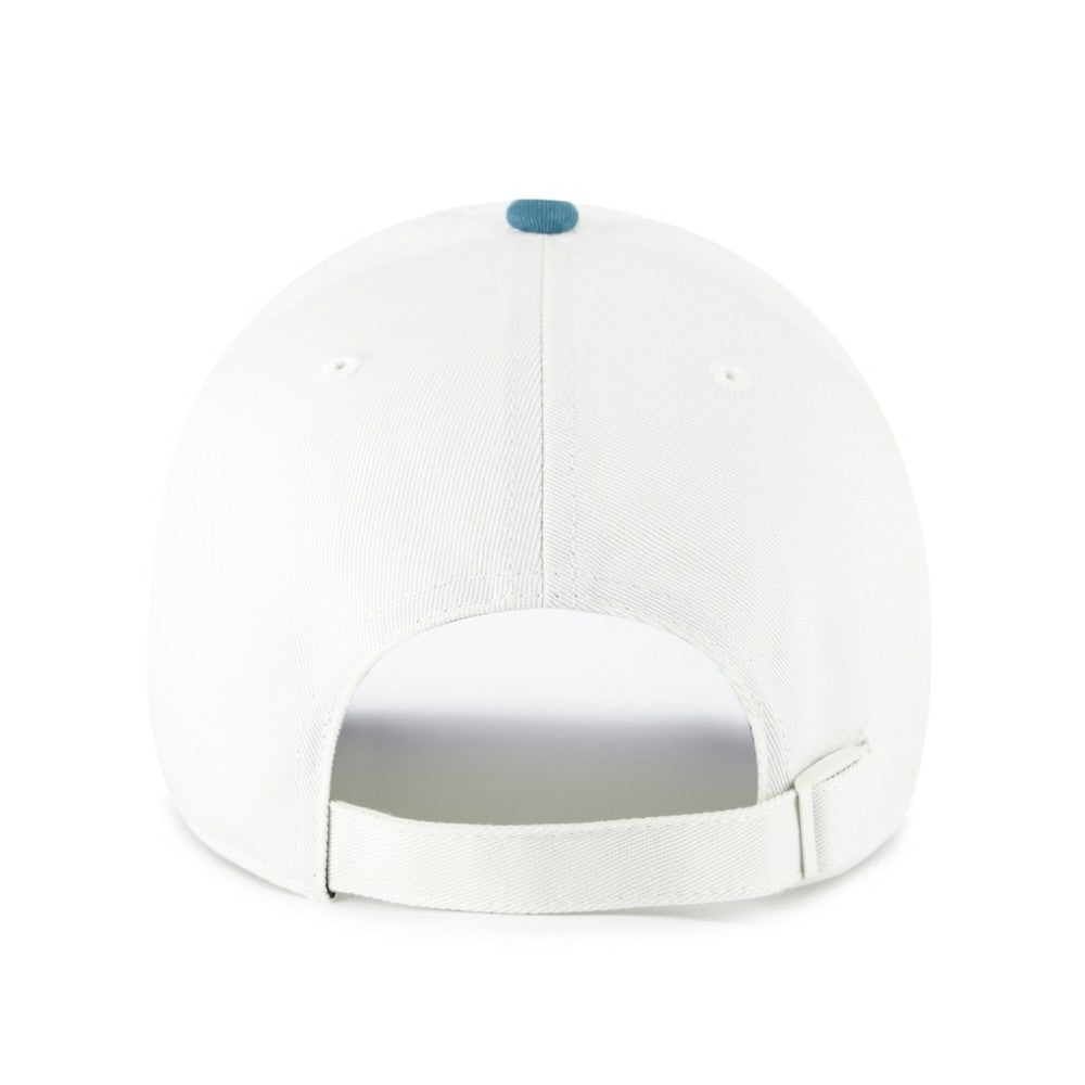 Toronto Blue Jays Contemporary Tonal Clean Up Adjustable Hat - White/Teal | 47 brand