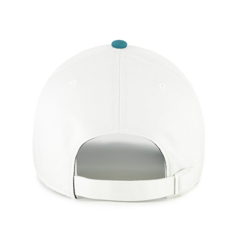 Cincinnati Reds Contemporary Tonal Clean Up Adjustable Hat - White/Teal | 47 brand