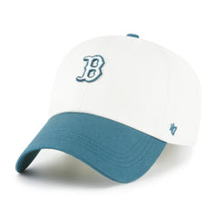 Boston Red Sox Contemporary Tonal Clean Up Adjustable Hat - White/Teal | 47 brand