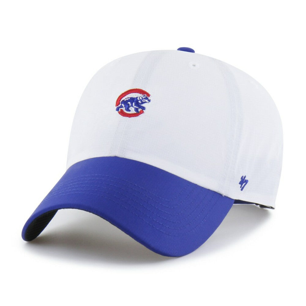 Chicago Cubs Vista Mini Clean Up brrr° Adjustable Hat - White/Royal | 47 brand