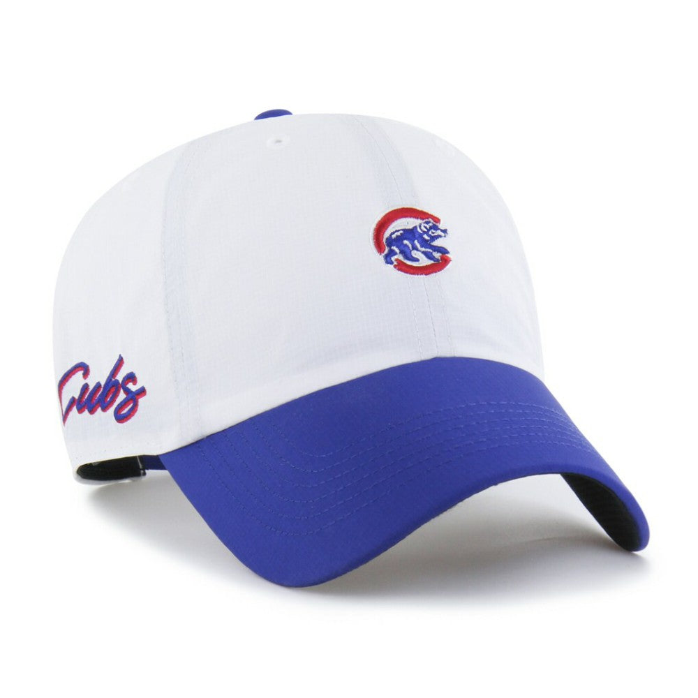 Chicago Cubs Vista Mini Clean Up brrr° Adjustable Hat - White/Royal | 47 brand