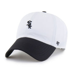 Chicago White Sox Vista Mini Clean Up brrr° Adjustable Hat - White/Black | 47 brand