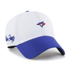 Toronto Blue Jays Vista Mini Clean Up brrr° Adjustable Hat - White/Royal | 47 brand