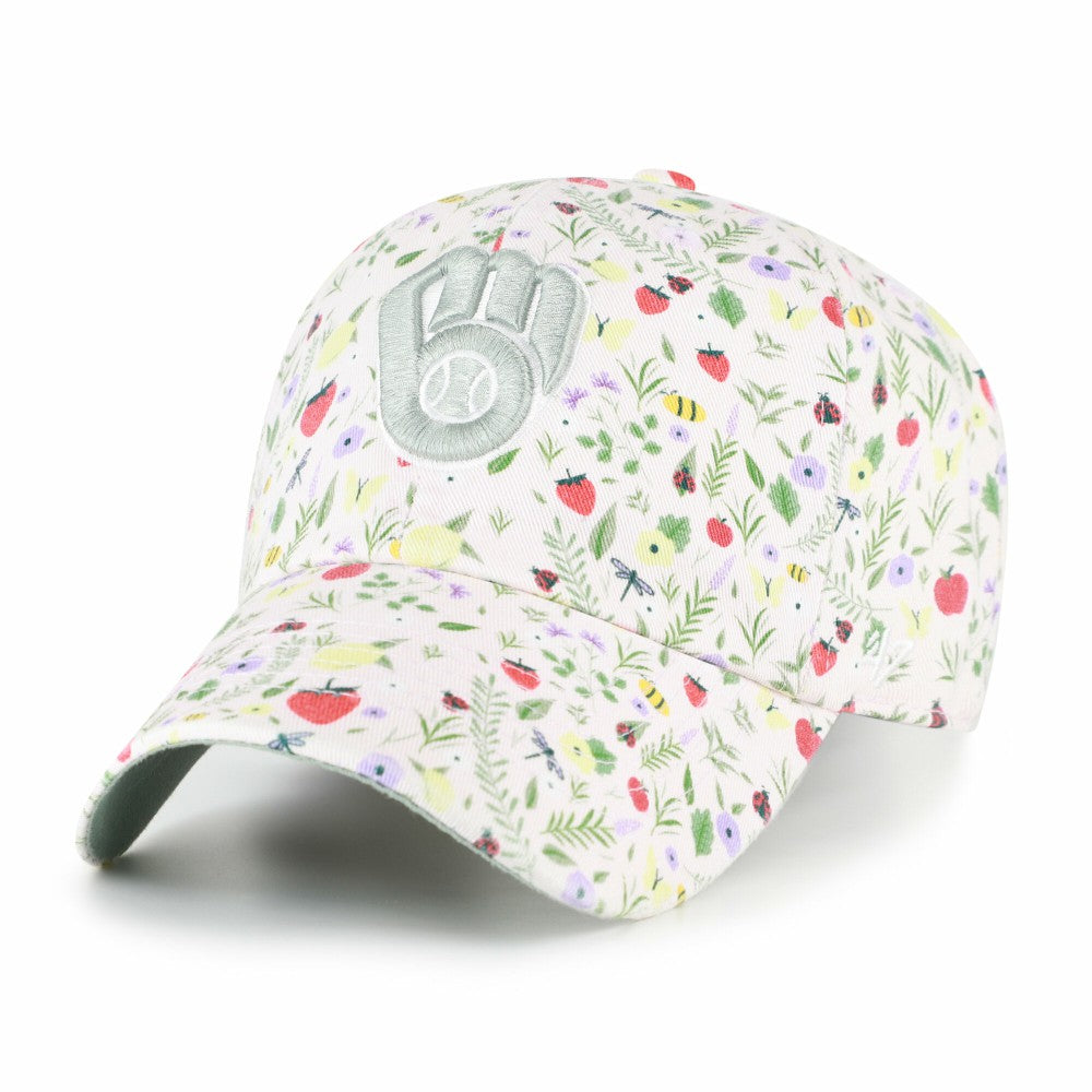 Milwaukee Brewers Women's Posey Clean Up Adjustable Hat - Light Pink | 47 brand