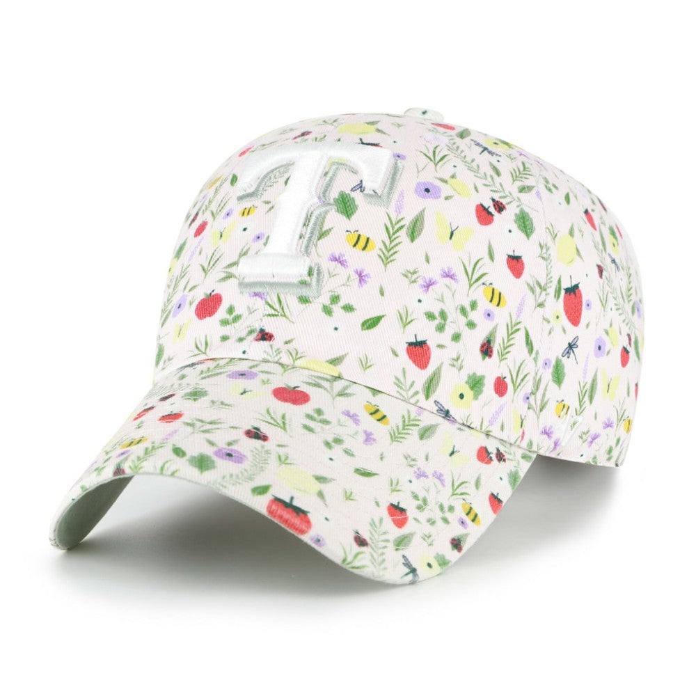Texas Rangers Women's Posey Clean Up Adjustable Hat - Light Pink | 47 brand