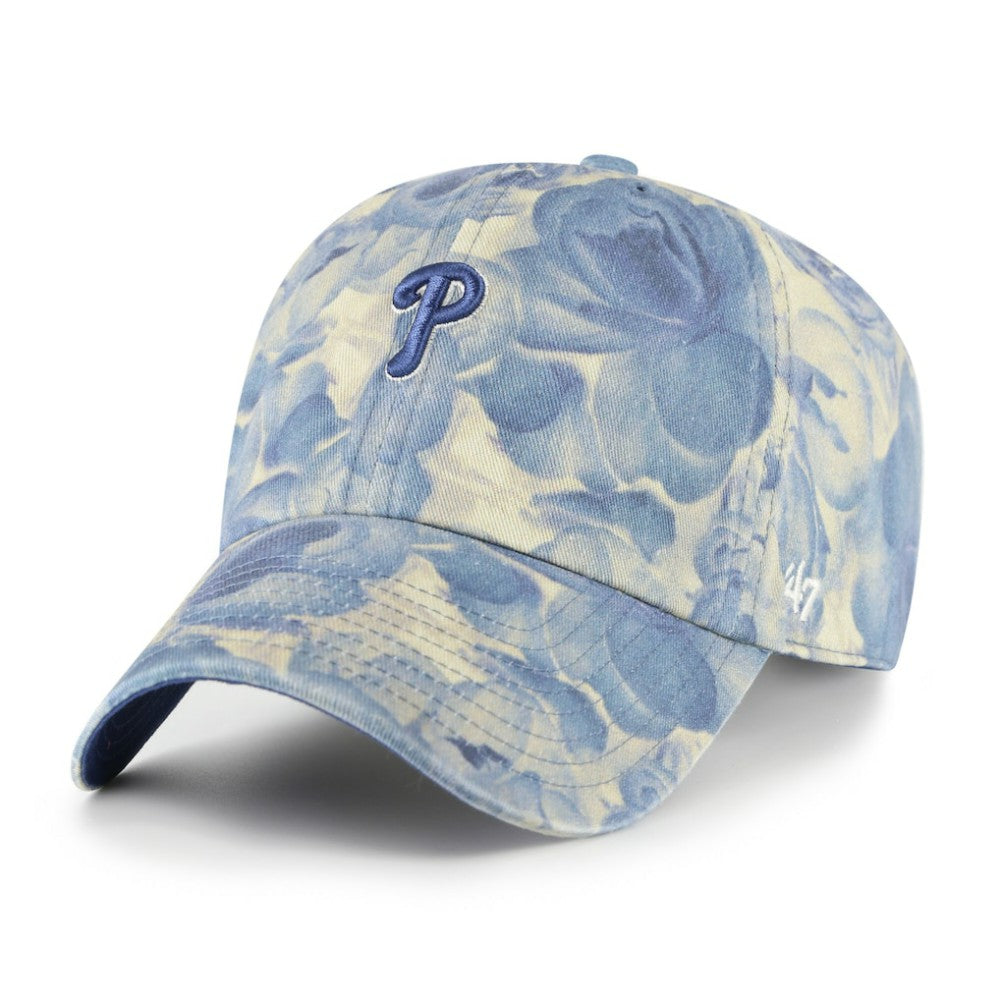 Philadelphia Phillies Women's Gardenia Clean Up Adjustable Hat - Blue | 47 brand